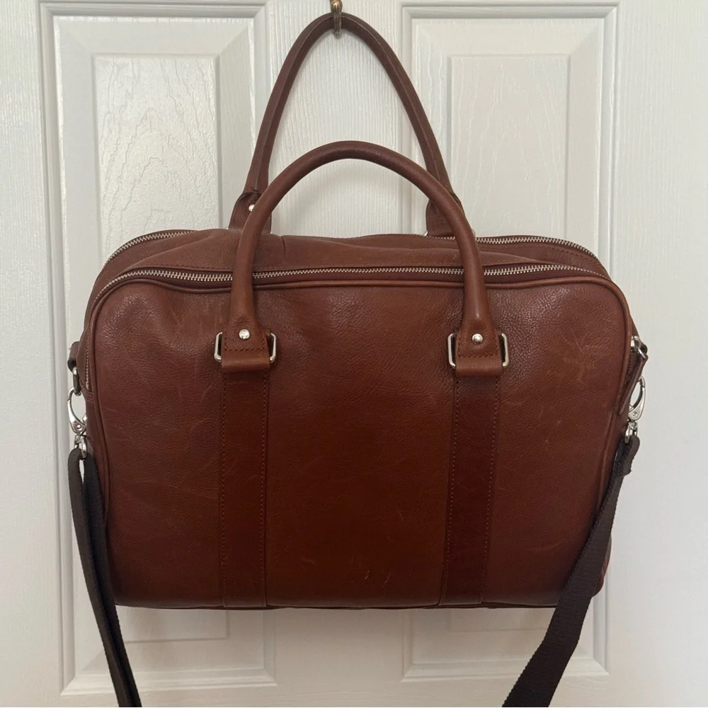 Cole Haan |,Wayland Soft | Leather Briefcase Computer Laptop Bag Travel Carry-on